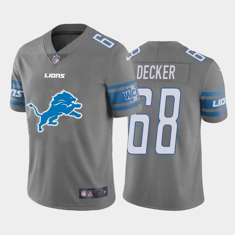 Nike Lions 68 Taylor Decker Gray Team Big Logo Vapor Untouchable Limited Jersey Dzhi,We sell and wholesale Nike Lions 68 Taylor Decker Gray Team Big Logo Vapor Untouchable Limited Jersey Dzhi on line form chian!